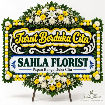 Papan Bunga Duka Way Kanan